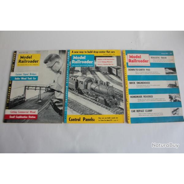 Magazines Model Railroader anne 1955 trains miniatures