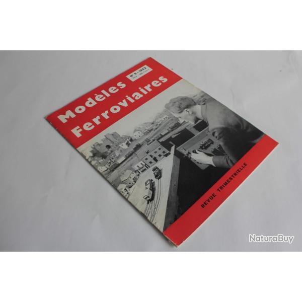 Magazines Modeles Ferroviaires anne 1952 n9 trains miniatures