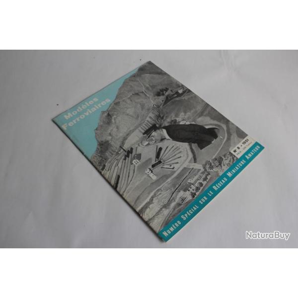 Magazines Modeles Ferroviaires anne 1951 n8 trains miniatures