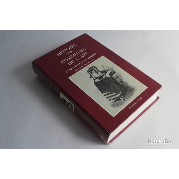 Livre Histoire des communes de l'Ain Paul Cattin 1984