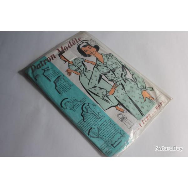 Patron Modle 103-020 Chemise de nuit T44 Echo de la mode Couture