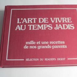 Livre l'art de vivre au temps Jadis
