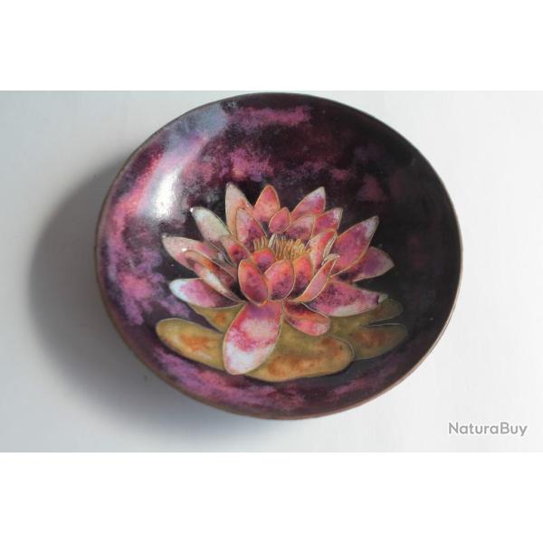 Coupe �maux sur cuivre Fleur de Lotus
