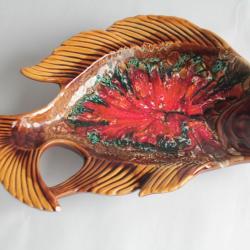 Plat céramique Poisson Vallauris
