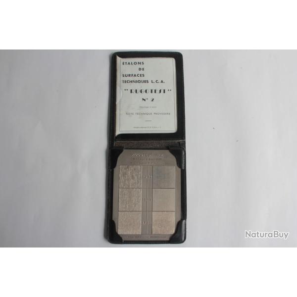Plaque pour rugosit� de surface RUGOTEST n�2