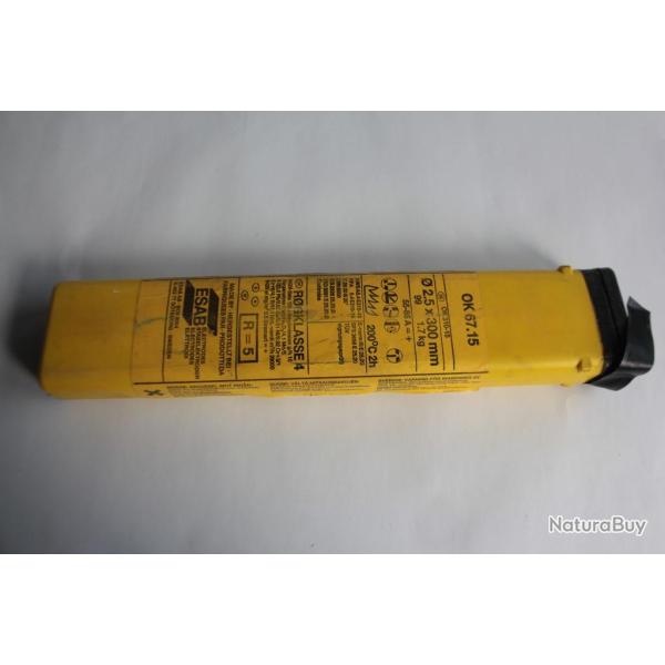 Baguettes �lectrodes soudure 300 X 2.5 ESAB 67.15