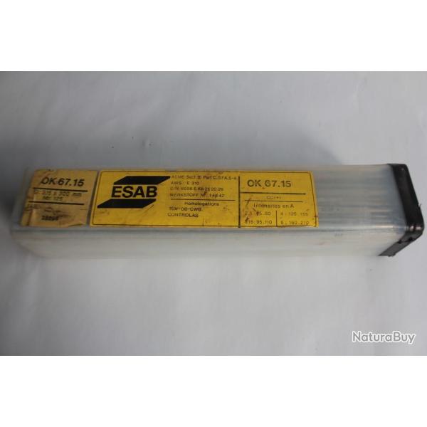Baguettes �lectrodes soudure 300 X 3.15 ESAB 67.15