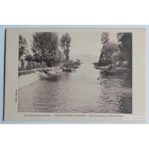 CPA Is�re Charavines-les-Bains Une baignade du grand Canal