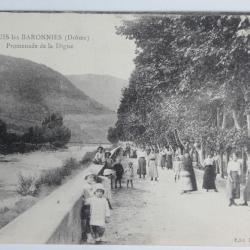 CPA Drome Buis-les-Baronnies Promenade de la digue