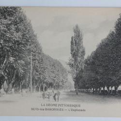 CPA Drome Buis-les-Baronnies L'esplanade