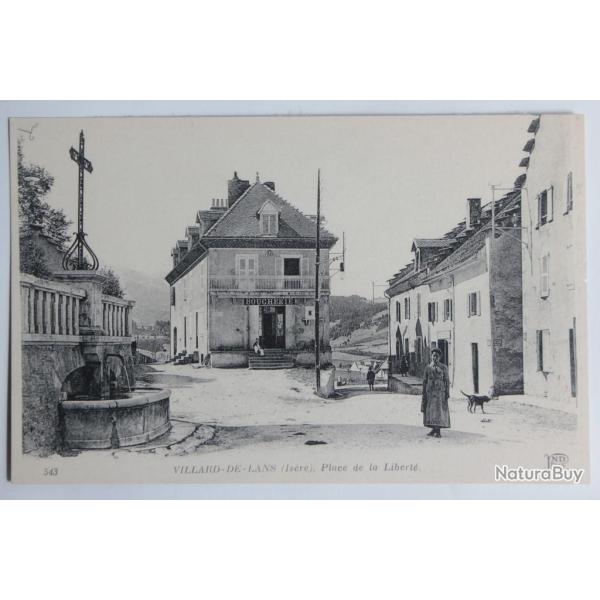 CPA Is�re Villard-de-Lans Place de la libert� Boucherie