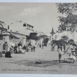 CPA Alpes Maritimes Cros de Cagnes L'Hôtel de la Plage
