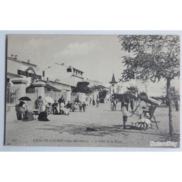 CPA Alpes Maritimes Cros de Cagnes L'H�tel de la Plage