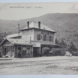 CPA Isère Séchilienne La Gare