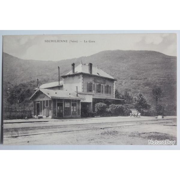 CPA Is�re S�chilienne La Gare