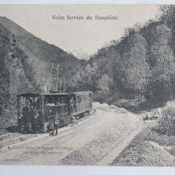 CPA Isère Voies ferrées du Dauphiné Gorge d'Uriage Belledonne