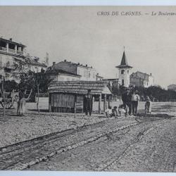 CPA Alpes Maritimes Cros de Cagnes Le boulevard de la Plage