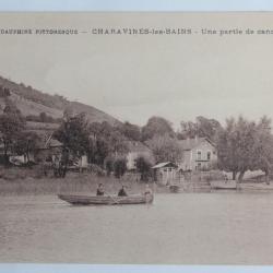 CPA Isère Charavines-les-Bains Une partie de canot