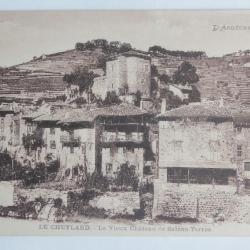 CPA Ardèche Le Cheylard Le Vieux Château de Saléon-Terras