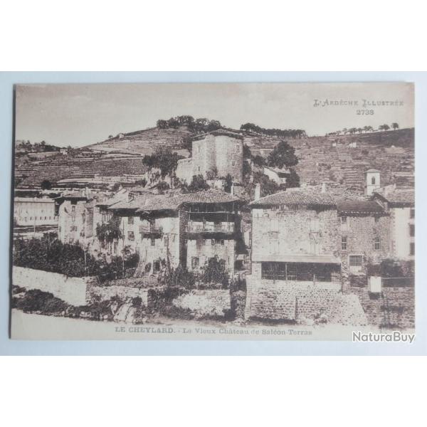 CPA Ard�che Le Cheylard Le Vieux Ch�teau de Sal�on-Terras