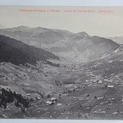 CPA Haute-Savoie Tramway d'Annecy à Thônes Aravis Les Confins