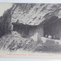 CPA Haute-Savoie Tramway d'Annecy à Thônes Aravis Tunnel de la Giettaz