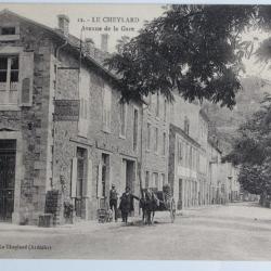 CPA Ardèche Le Cheylard Avenue de la Gare