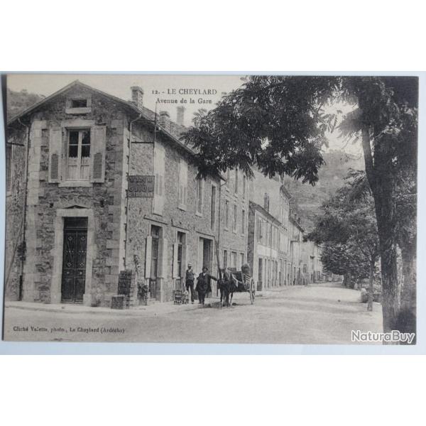 CPA Ard�che Le Cheylard Avenue de la Gare