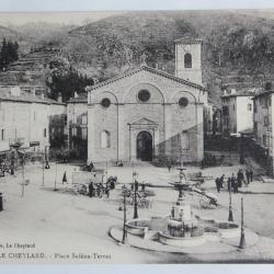 CPA Ardèche Le Cheylard Place Saléon-Terras