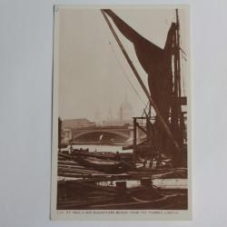 CPA Angleterre St Paul's and Blackfriars Bridge from the Thames London