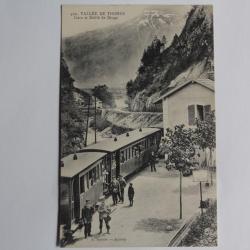 CPA Haute-Savoie Vallée de Thônes Gare et Défilé de Dingy