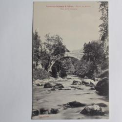 CPA Haute-Savoie Tramway d'Annecy à Thônes Aravis Pont de la Vacherie