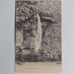 CPA Haute-Savoie Tramway d'Annecy à Thônes Cascade de Morette