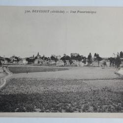 CPA Ardèche Devesset Vue panoramique