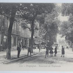 CPA Var Draguignan Boulevard de l'Esplanade