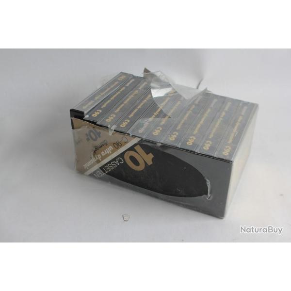 Lot 10 Cassettes C90 diamant ultra dynamic