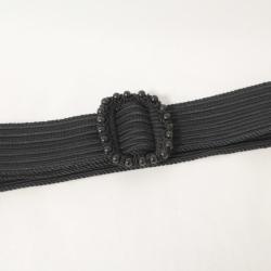 YVES SAINT LAURENT Ceinture passementerie soie femme
