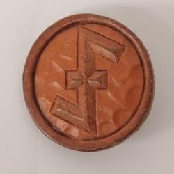 Insigne de journée Winterhilfswerk 1935 Allemagne Wolfsangel