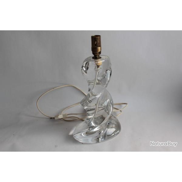 SEVRES Pied de lampe cristal