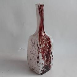 Carafe verre soufflé moucheté Clichy Legras Saint Denis