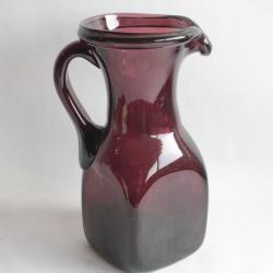 Pichet verre soufflé design