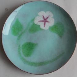 Coupelle émaux d'art cuivre Ateliers village Aigues-verte Genève Suisse