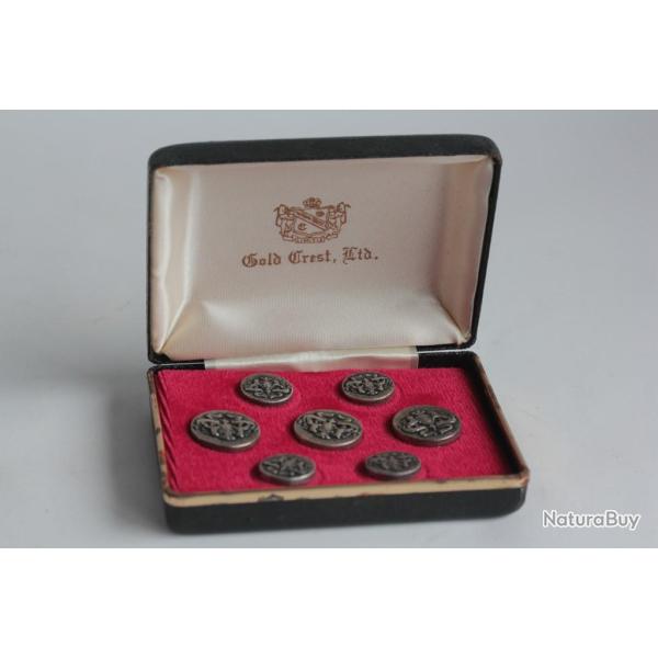 Boutons Armoiries Lions