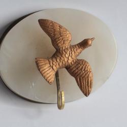 Porte montre de gousset Oiseau Colombe