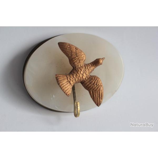 Porte montre de gousset Oiseau Colombe