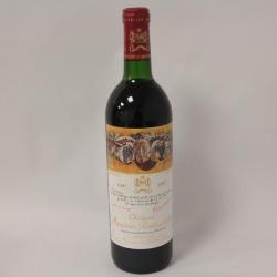 Vin Château Mouton Rothschild Paulliac 1er grand cru classé 1987