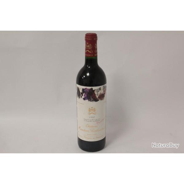 Vin Ch�teau Mouton Rothschild Paulliac 1er grand cru class� 1992