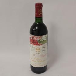 Vin Château Mouton Rothschild Paulliac 1er grand cru classé 1989
