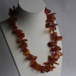 Collier ambre brut
