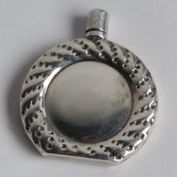 Flacon &agrave; parfum argent anglais Ari D Norman